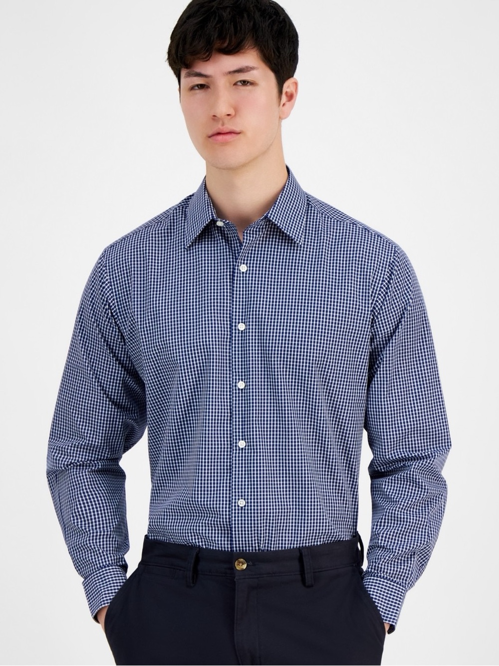Club Room Men's Regular-Fit Dress Shirt, Created for Macy's